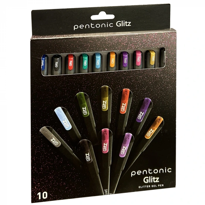 Pentonic Jel Kalem Glizt Sml  Blstr Set Krşk Renk 10 Lu