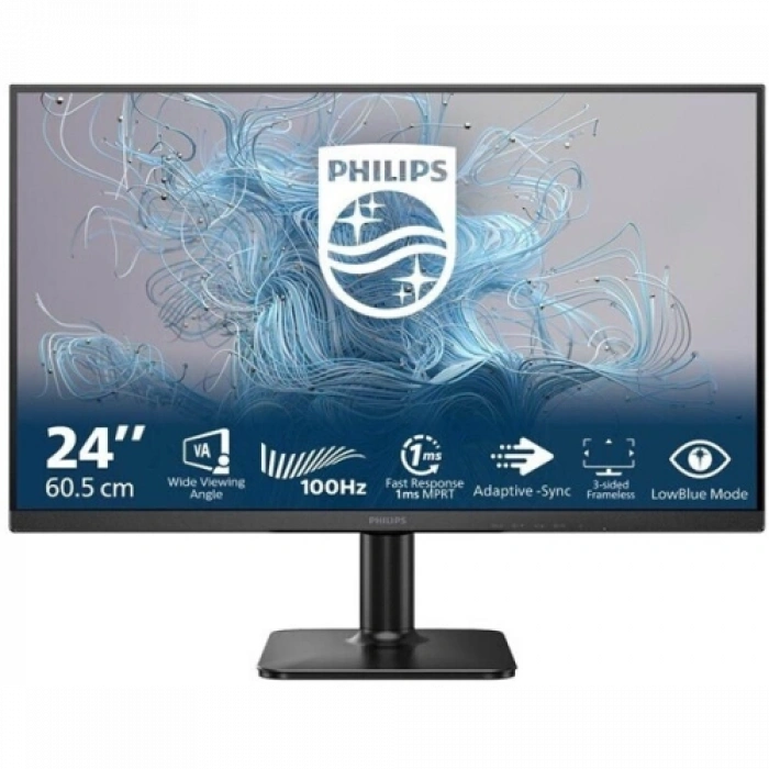 PHILIPS 24E2N1100LB/00 23,8" 1ms, 100Hz, Full HD, HDMI, D-Sub, VA Panel Monitör