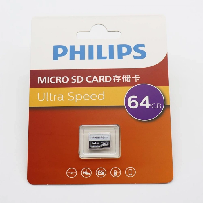 Philips 64gb A1 V30 Microsdxc Hafıza Kartı (adaptörsüz)
