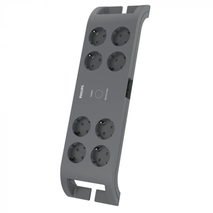 Phılıps Spn3180a/62, 8 Soket, Akım Korumalı Priz, 900 Joules, 2mt Kablo, (gri)