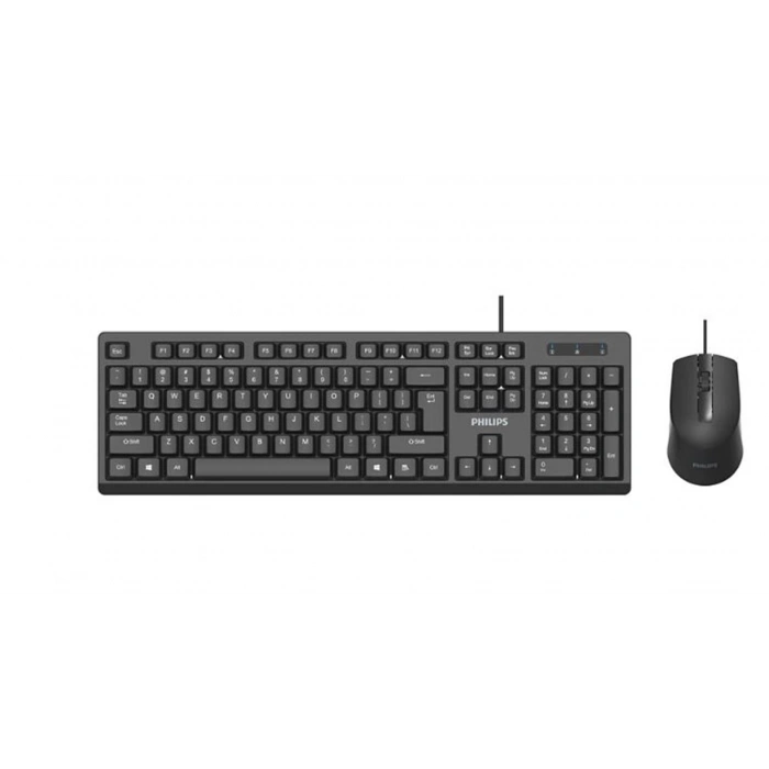 Philips Spt6234b Kablolu Türkçe Q Klavye&mouse Set Siyah