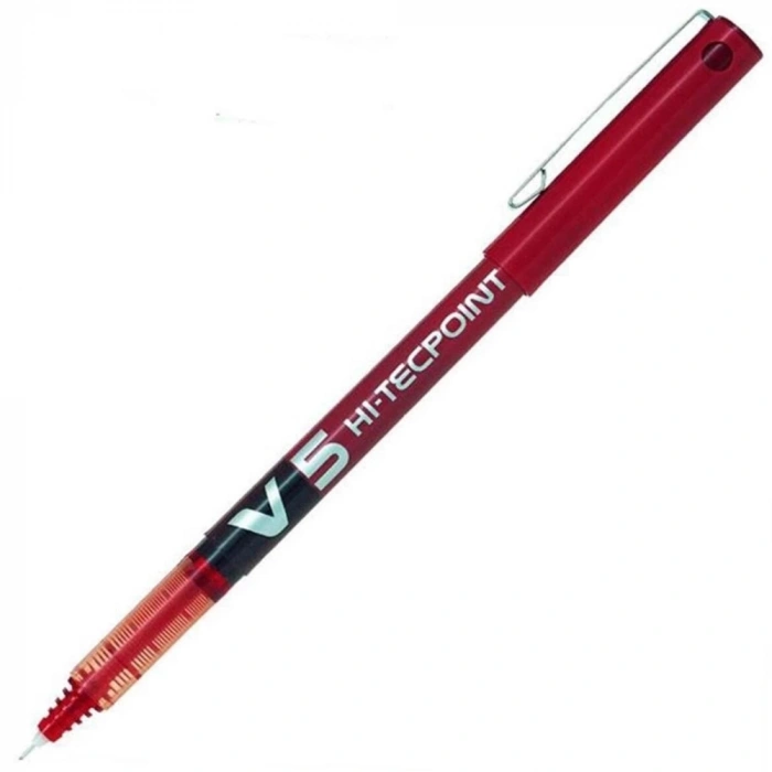 Pilot Roller Kalem Hi-tecpoint İğne Uç 0.5 Mm Kırmızı Bx-v5-r