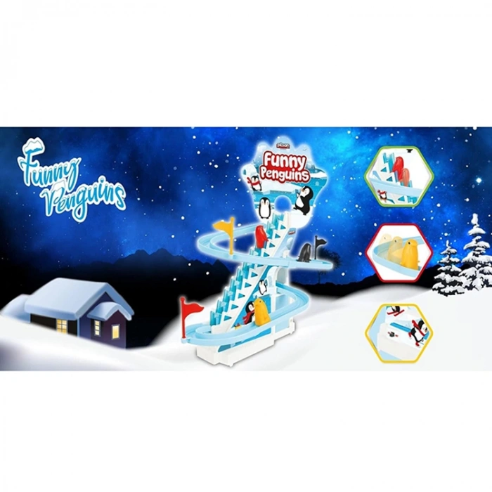Pilsan Funny Penguins Eğlenceli Penguenler Pilli Oyuncak