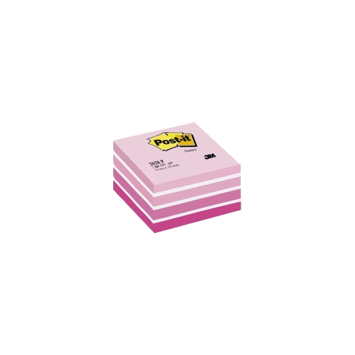 Post-it Yapışkanlı Not Kağıdı Küp 450 YP 76x76 Pembe Tonları 2028-P
