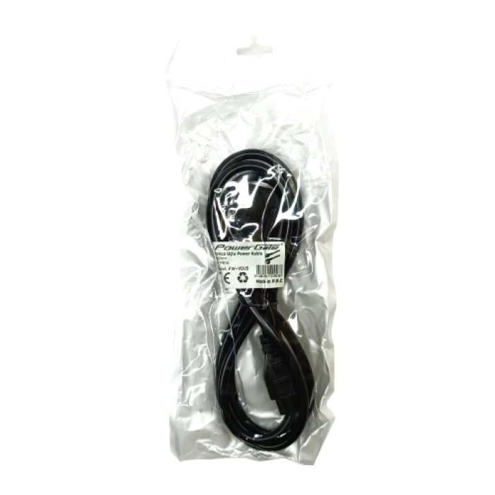 POWERGATE PW-Y015, 3lü Yonca Uç, 0,75mm, Power Kablosu, 1.5mt
