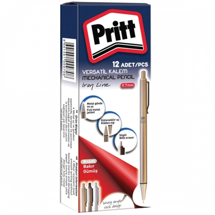 Pritt Versatil Kalem İron Line 0.7 Mm Krom 3707