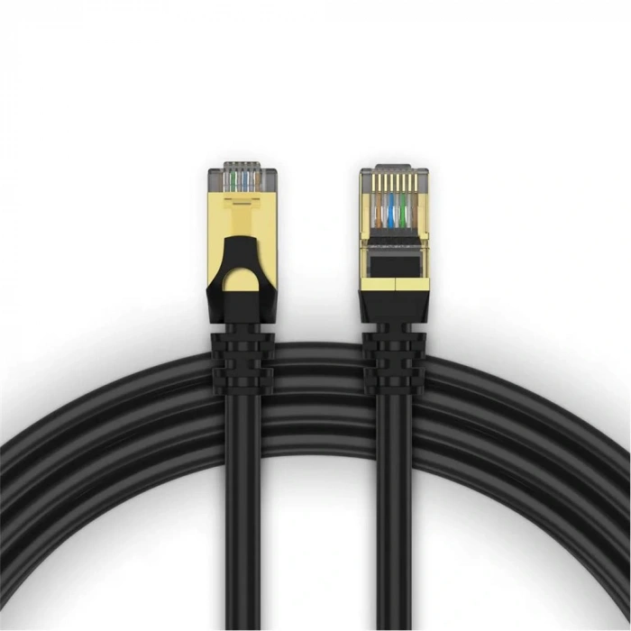 Qgeem Qg-ot0601 1mt Cat6 Cu Awg24-7 Utp Siyah Network Kablosu