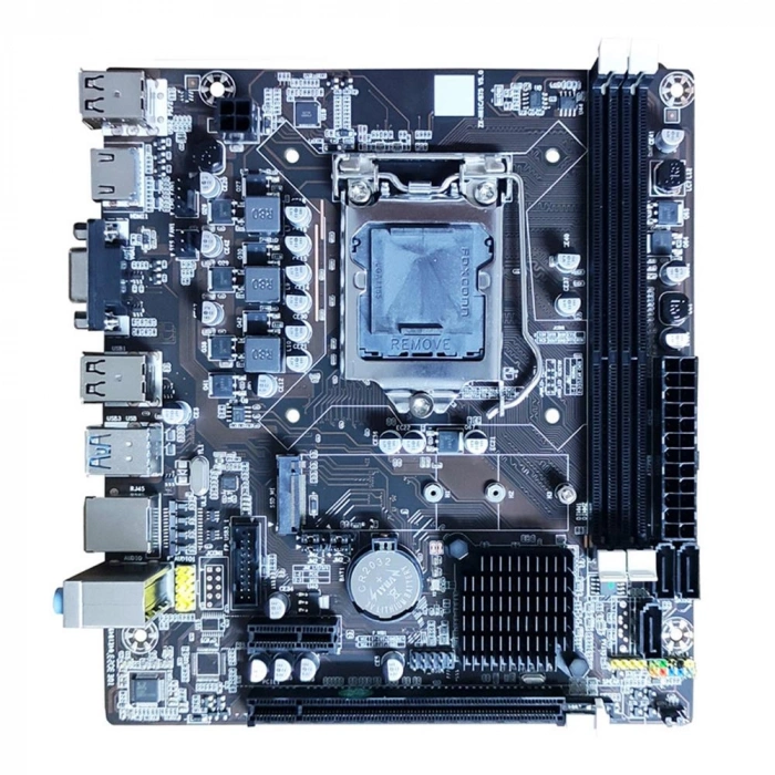 Quadro H61-b75m1 Ddr3 Glan Vga,hdmı 4x Sata3 M.sata 16x Pcıe 1155p Usb 3.0 2.3. Nesil Anakart