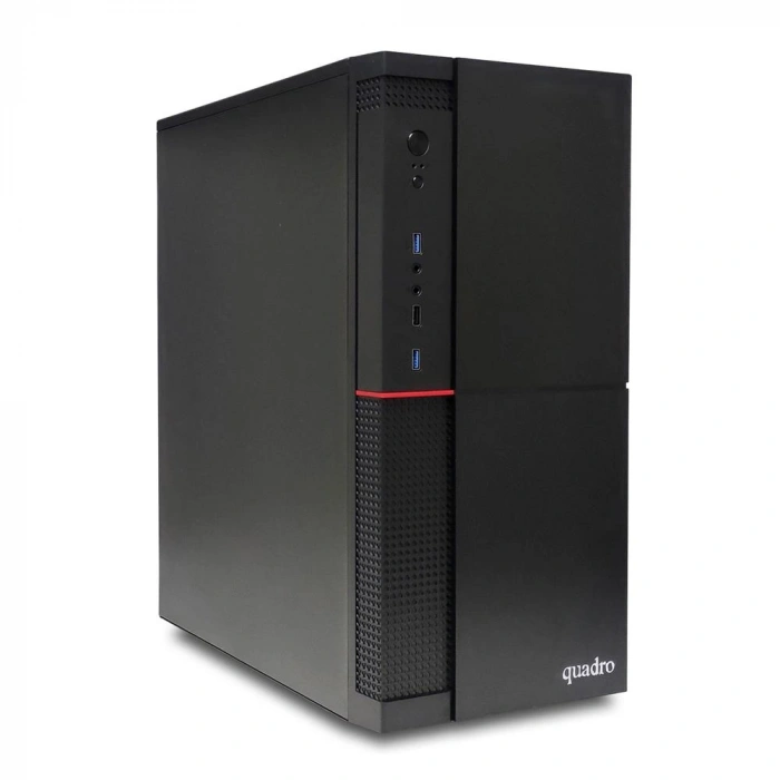 Quadro Solid Dha- 41825 Ci3 4130 3.4ghz 8gb 256gb Ssd Onb Vga Freedos Masaüstü Bilgisayar -dvd Yok-