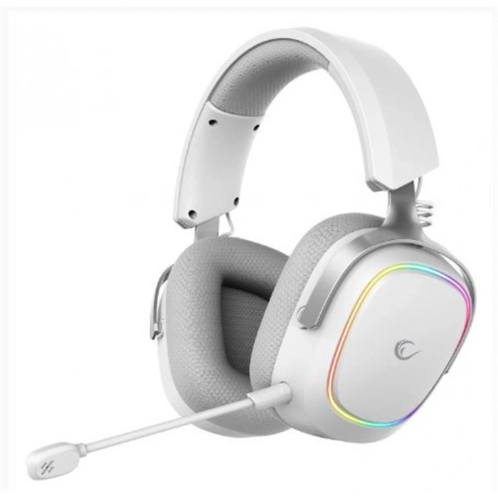 Rampage Retsu Beyaz-gri Kablosuz 2.4g+ Bluetooth Kumaş  Deri  Earpad Mikrofonlu Oyuncu Kulaklığı