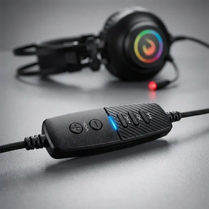 Rampage RM-K1 Pulsar USB 7.1 Surround RGB Mikrofonlu Gaming Oyuncu Kulaklığı