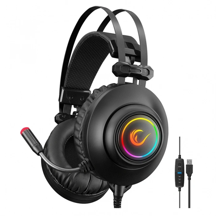 Rampage RM-K1 Pulsar USB 7.1 Surround RGB Titreşimli Oyuncu Kulaklığı