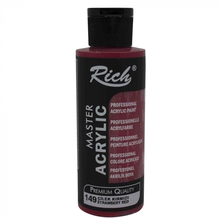 Rich Akrilik Boya Master 120 Cc Çilek Kırmızı 120-149