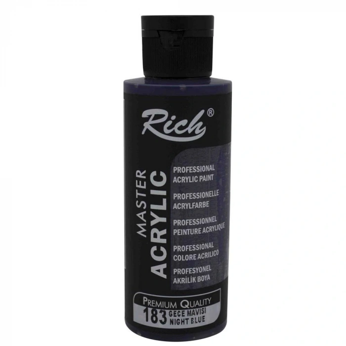Rich Akrilik Boya Master 120 Cc Gece Mavisi 120-183