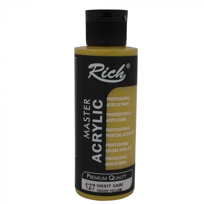 Rich Akrilik Boya Master 120 Cc Oksit Sarı 120-127