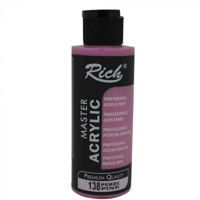 Rich Akrilik Boya Master 120 Cc Pembe 120-138