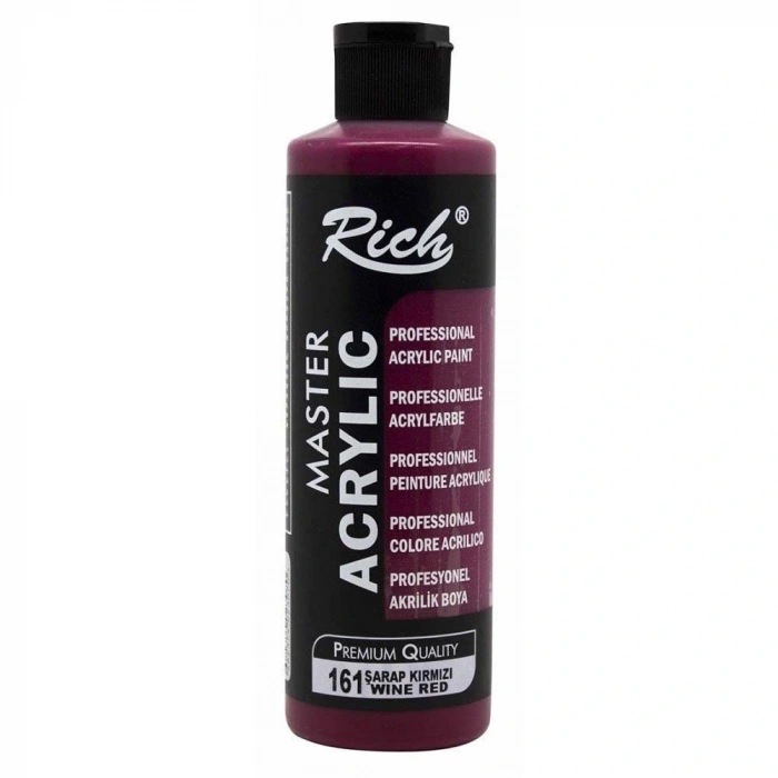 Rich Akrilik Boya Master 120 Cc Şarap Kırmızı 161