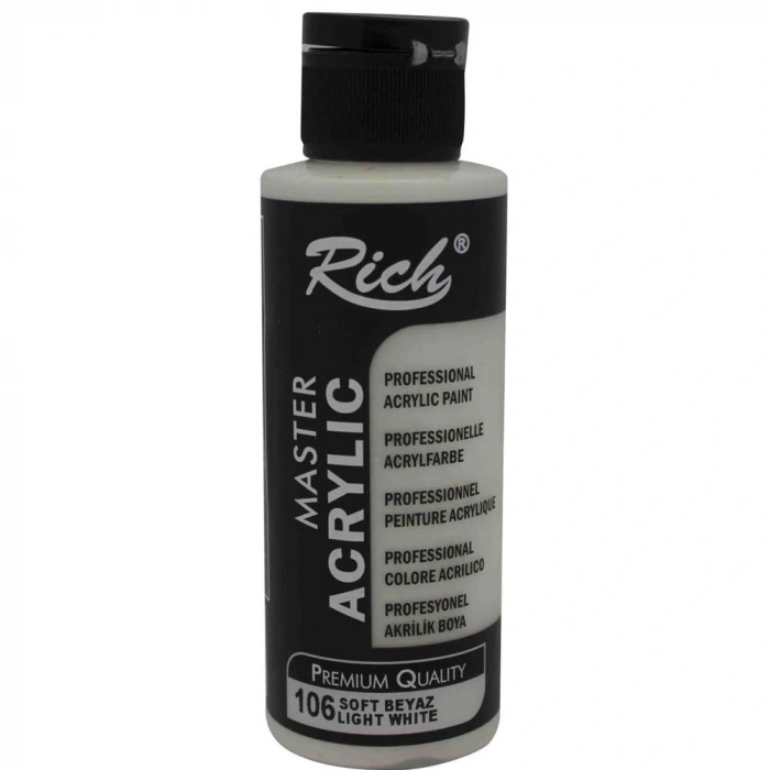 Rich Akrilik Boya Master 120 Cc Soft Beyaz 120-106