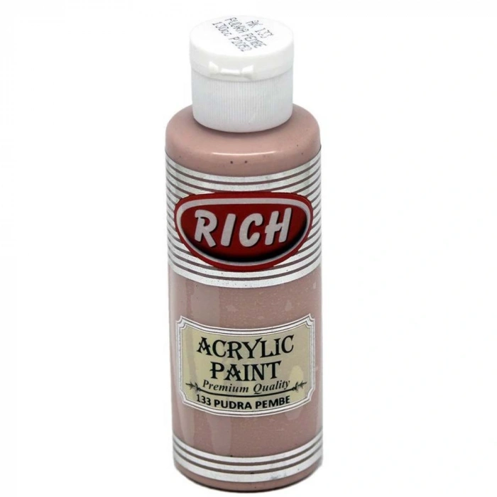 Rich Akrilik Boya Master 130 Cc Pudra Pembe (pudra Pınk) Ak-130-133