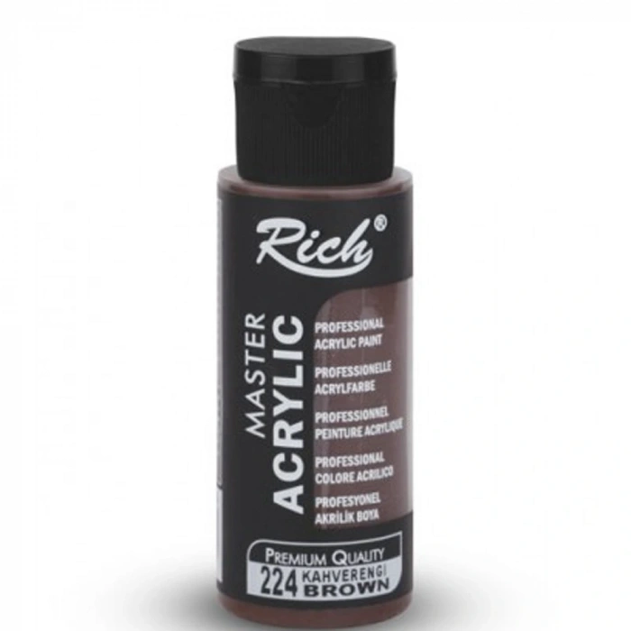 Rich Akrilik Boya Master 60 Cc Kahverengi