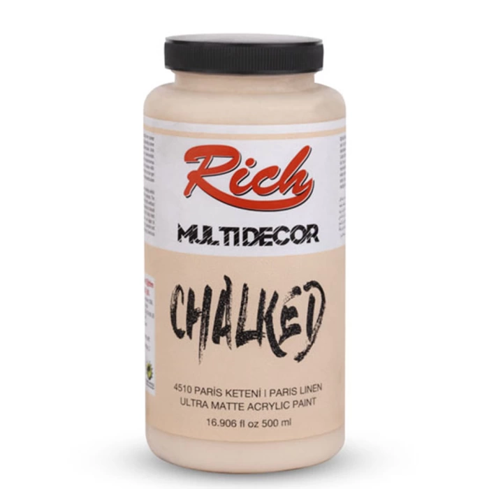 Rich Akrilik Boya Multi Decor Chalked 500 CC Paris Keteni 4510