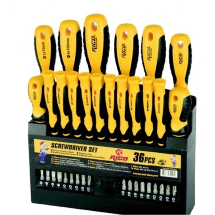 Rico 003-rk0025 36 Parça Klasik Tornavida Seti