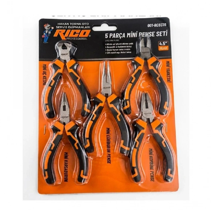 Rico Rc-0376 5 Parça Mini Pense Seti