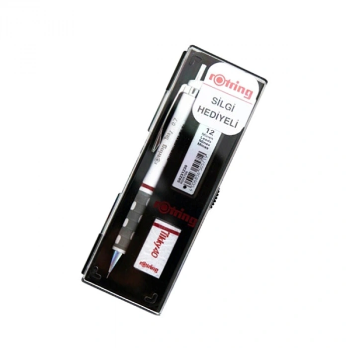 Rotring Okul Seti Versatil+min Silgi Hediyeli 0.7 Mm Beyaz Ro-kk07-07b