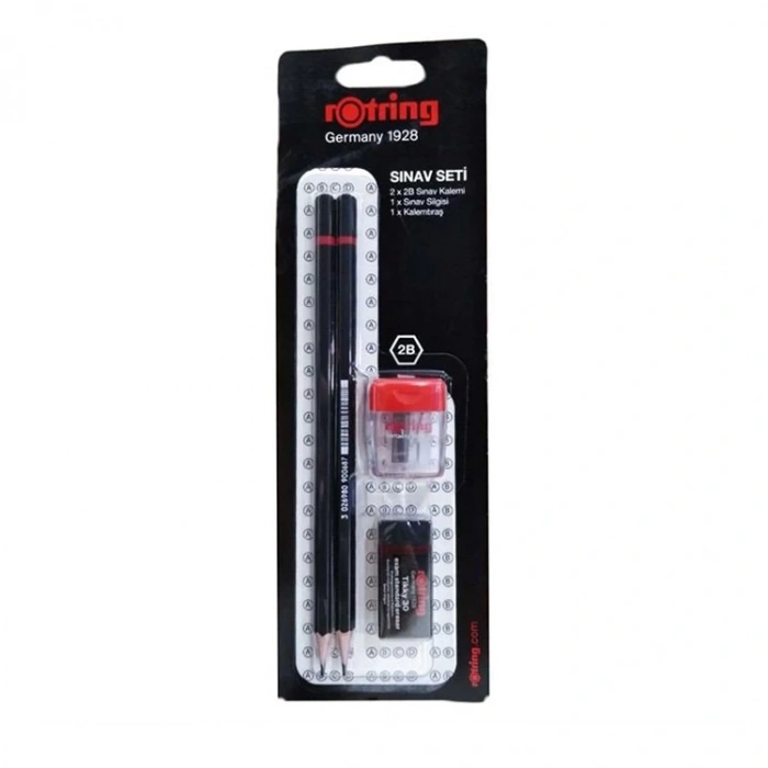 Rotring Sınav Seti 2b+silgi+kalemtıraş Bls 2 Li