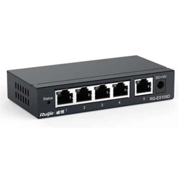 Ruijie-reyee Rg-es105d 5-port 10-100 Mbps Switch Metal Kasa