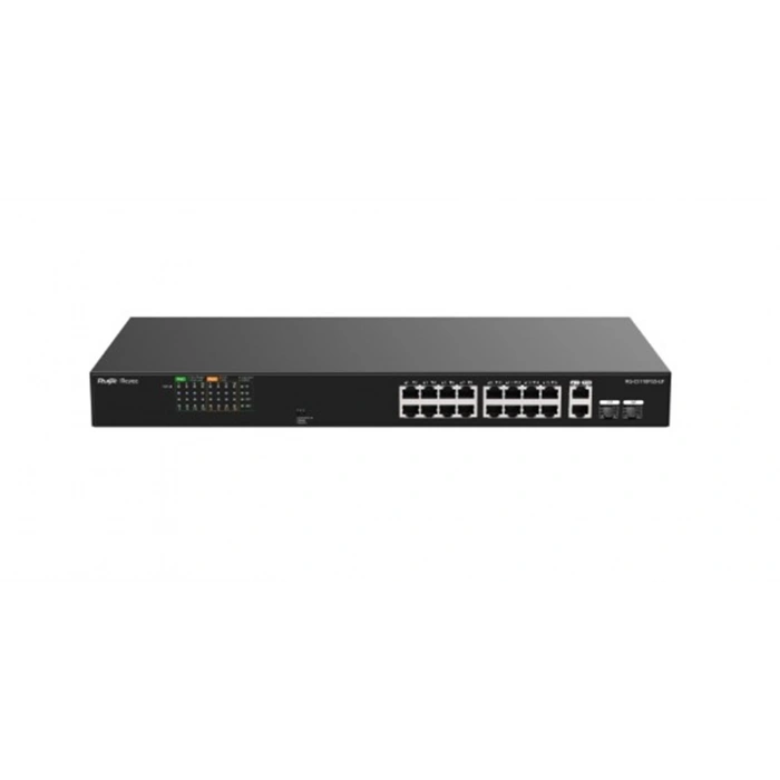 Ruijie-reyee Rg-es118fgs-lp 16 Port Poe+ 2 Port 10-100-1000 Mbps + 2 Port Sfp 120w