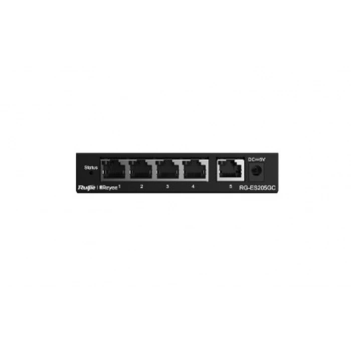 Ruijie-reyee Rg-es205gc  4port 10-100-1000 Mbps+1 Port 10-100-1000 Mbps Gb Yönetilebilir 54w