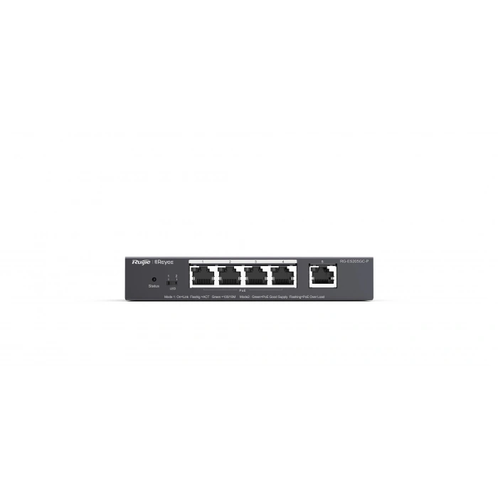Ruijie-reyee Rg-es205gc-p  4port Poe+ 10-100-1000 Mbps+1 Port 10-100-1000 Mbps Gb Yönetilebilir 54w