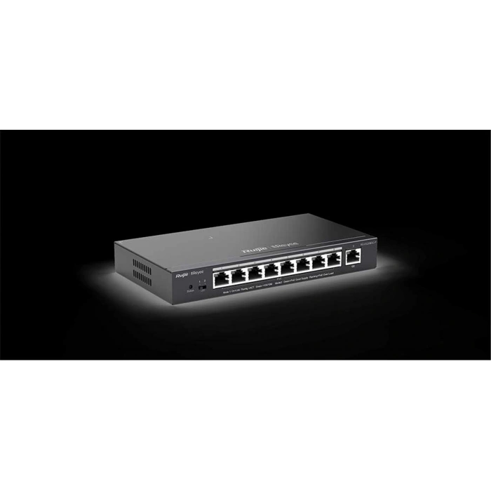 Ruijie-reyee Rg-es209gc-p 8 Port Poe+ 10-100-1000mbps+1port 10-100-1000mbps Yönetilebilir Çelik 120w