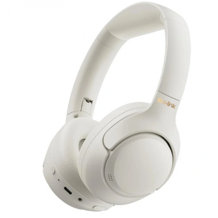 S-link Doob Beyaz Hybrid Anc Bluetooth Kulaklık