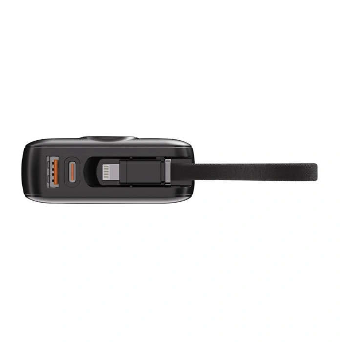 S-link G450 20000mah Pd45w+Qc3.0 Dahili Kablolu Siyah Lcd Taşınabilir Pil Şarj Cihazı Powerbank