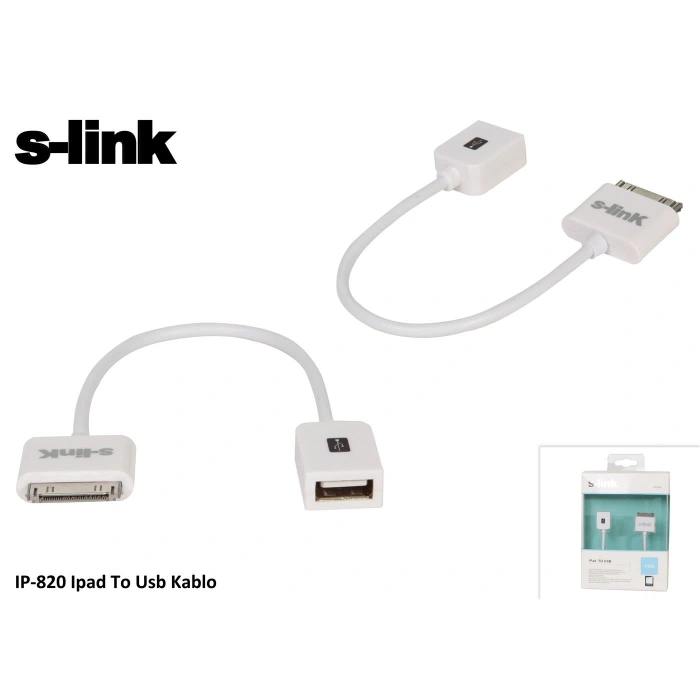 S-link Ip-820 Ipad To Usb Dişi Kablo