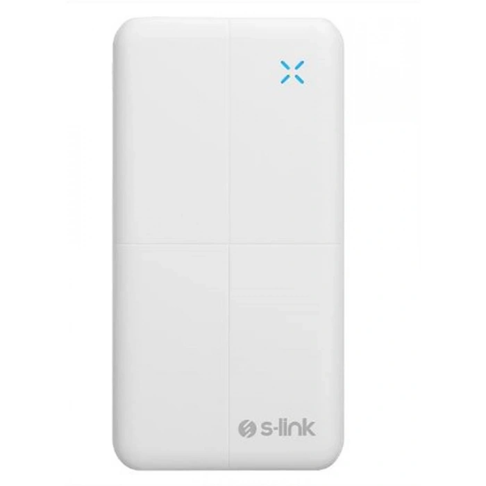 S-link Ip-g12n 10000mah Micro+usb+ Type-c Giriş+çıkış Beyaz. Taşınabilir Pil Şarj Cihazı Powerbank