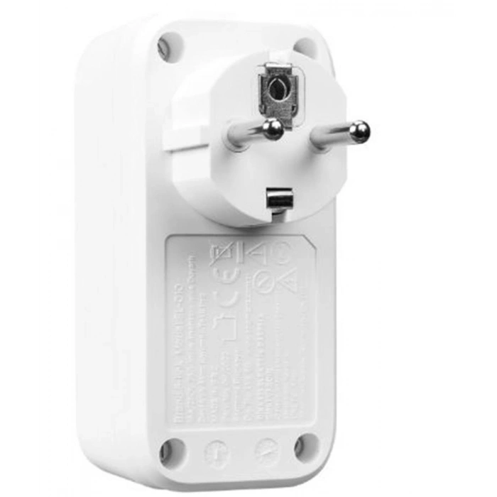 S-link Sl-010 16a-250v 750 Joule Anahtarlı Isıya Duyarlı Devre Ve Akım Korumalı Tekli Priz