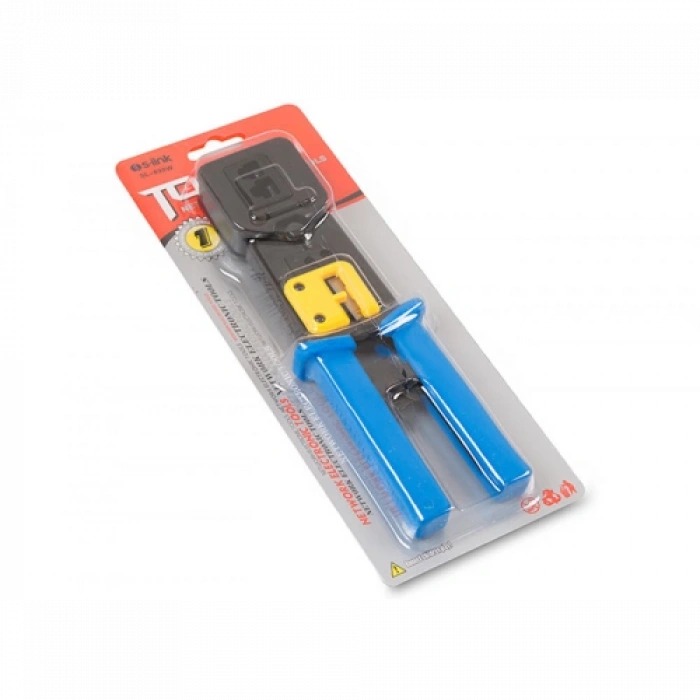 S-LINK SL-830W, RJ45/RJ11 ikili Pense,  Yeni Nesil Kablo Ucu Konnektör Sıkma Pensesi
