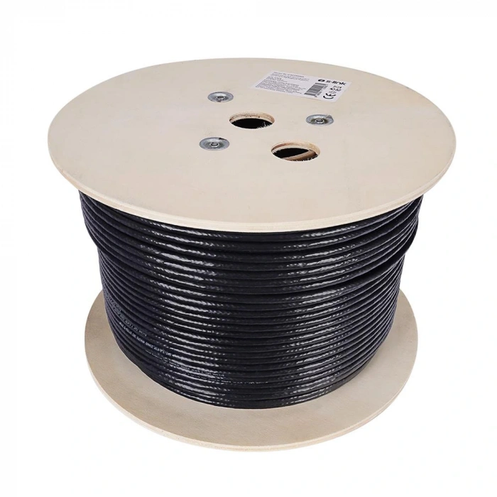 S-link Sl-cat7305 305mt Siyah S-ftp Cca Cat7 23awg (gold Altın Uçlu) Ağ Bağlantı