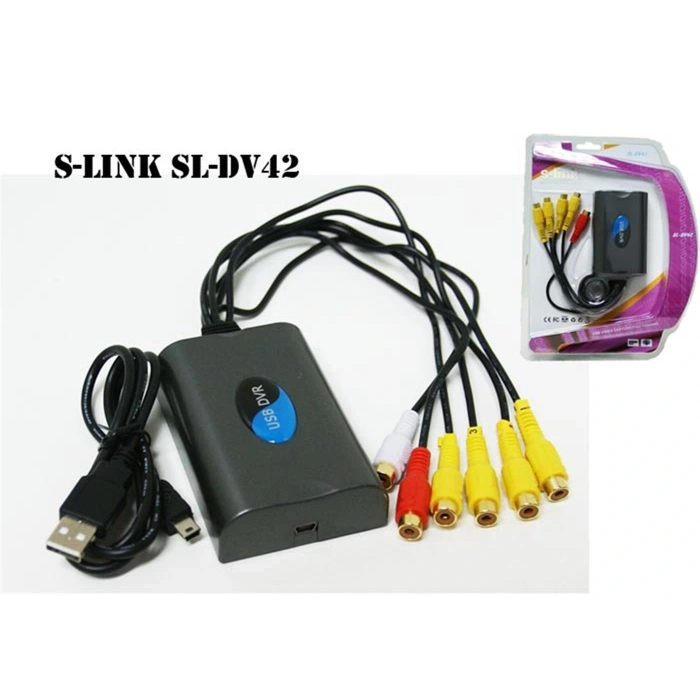 S-link Sl-dv42 Usb To Dvr 4 Port Adaptör