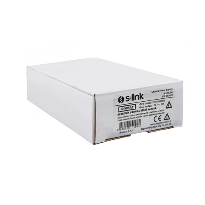 S-LINK SL-KA200, 12V, 15A, Switch Mode, DC ADAPTÖR