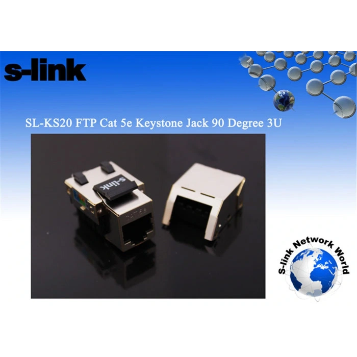 S-link Sl-ks20 Ftp Cat5e Kestone Jack3u 90 Dek