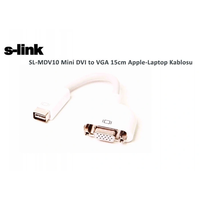 S-link Sl-mdv10 Mini Dvı Dişi To Vga Dişi Dönüştürücü