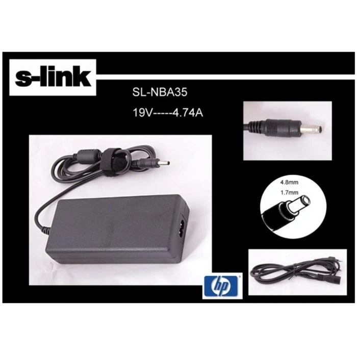 S-link Sl-nba35 19v 4.74a 4.8-1.7 Bullet Notebook Adaptörü