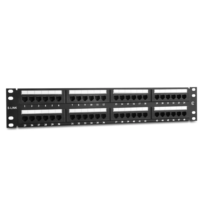 S-link  Sl-pc48 48 Port Cat5 Utp Patch Panel