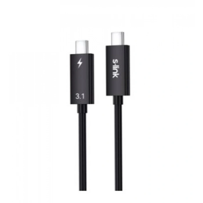 S-link Sl-tc302 Thunderbolt 3.0 2m 4k 60hz Pd100w Typec To Typec 40gbps Hızlı Data Kablosu