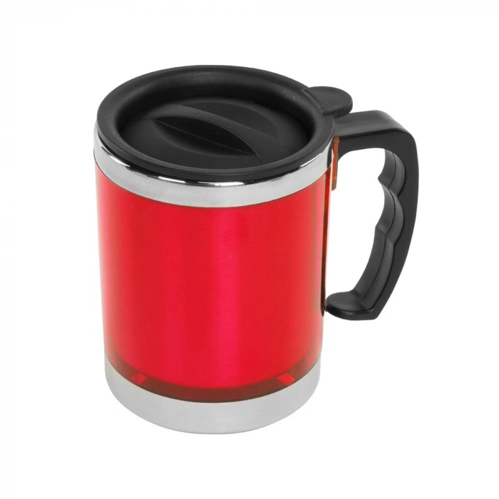 S-link Sl-tm1978 Kırmızı 330ml Iç 304 Dış 201 Paslanmaz Çelik Kupa