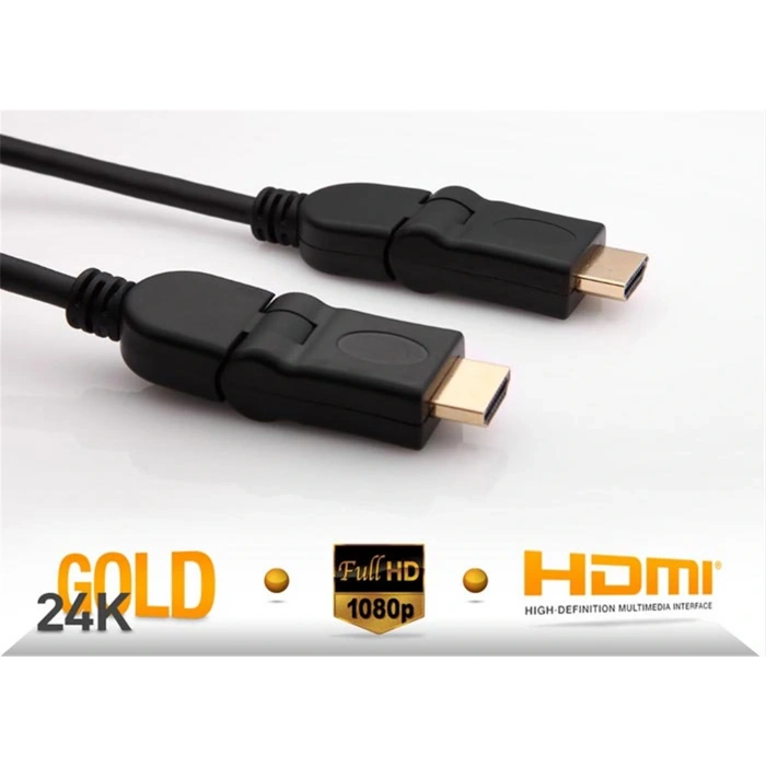 S-link Slx-318 Hdmı M-m 5m Altın Uçlu 24k + L Kon. 1.4 Ver. 3d Kablo